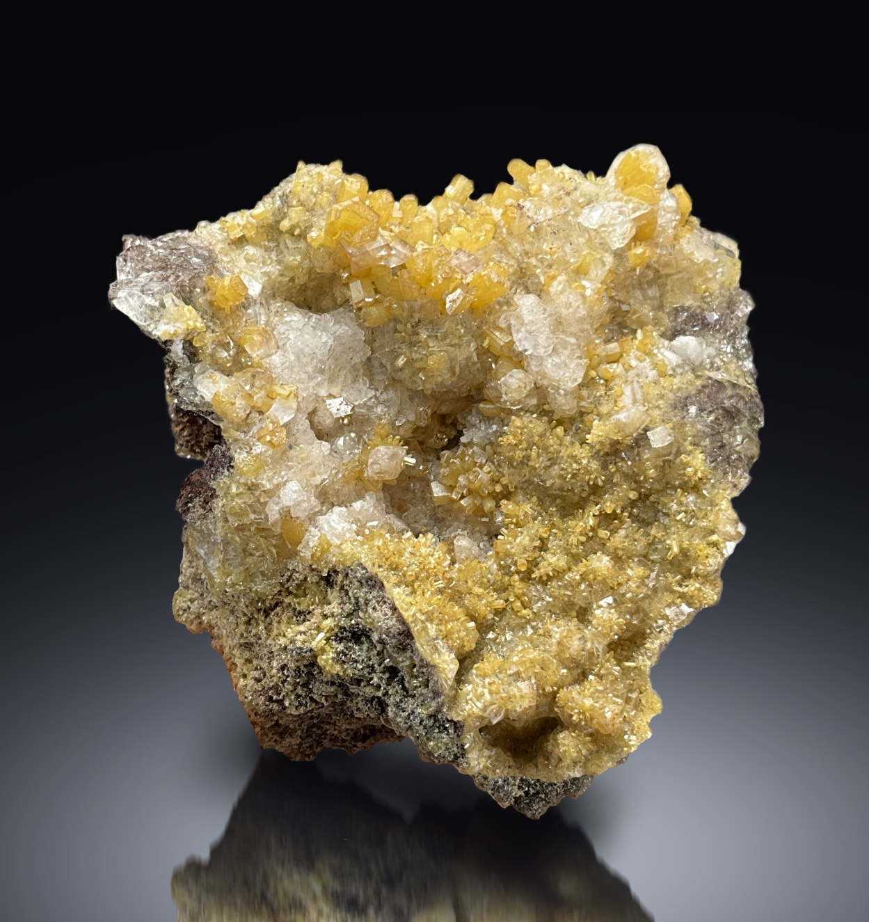 Mimetite with Calcite